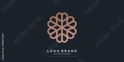 Boutique logo with creative modern style for company Premium Vector part 2