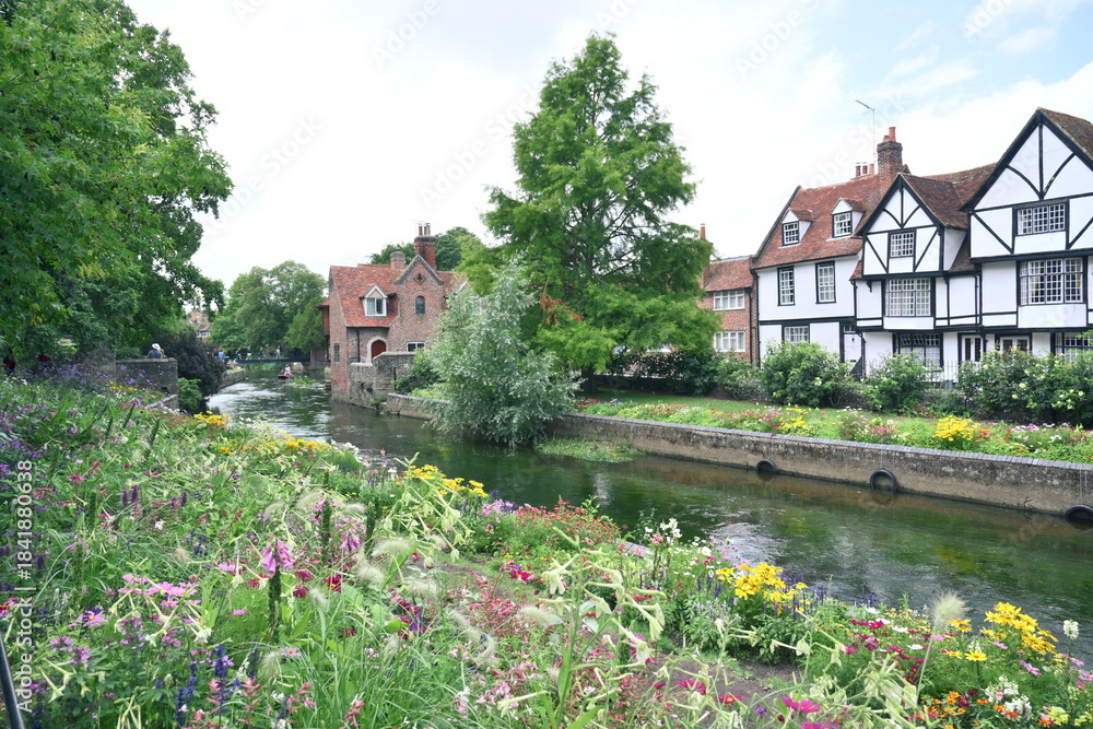 Naklejka premium canal in bruges