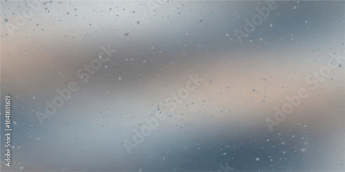 Raindrops on window glass texture abstract wet surface with bubbles and light blue sky background pattern