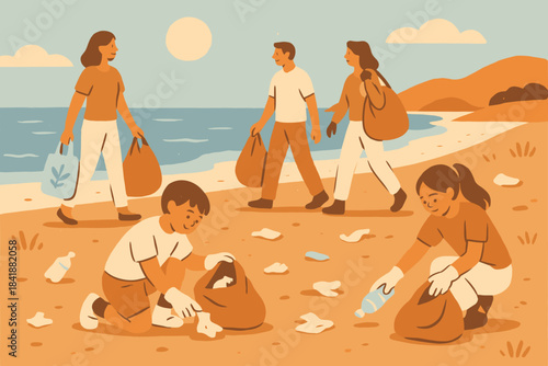 Eco vector icon day up no soft picking coastal texture blue cleanup