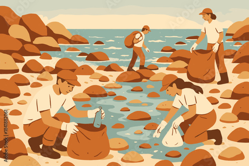 Vector colors no handmade icon clean wearing letters textured natural coastal up