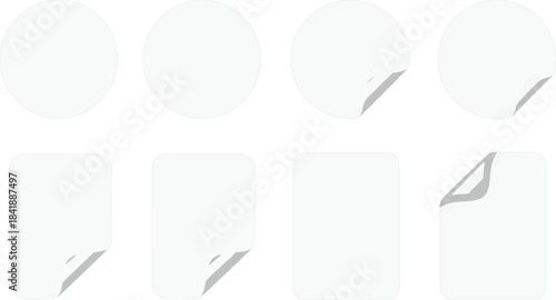 Mega vector UI icon collection featuring arrows, calendar, clock, location, user groups, social media, and blank sticker label symbols for web and mobile app design.