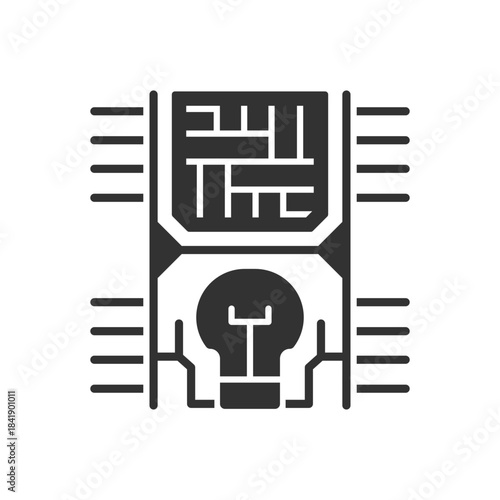 Ai Processor Icon - Smart Chip Icon