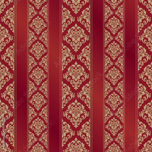 Baroque Seamless Pattern. Abstract seamless pattern with ornament