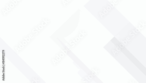 White abstract background with geometric shapes