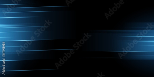 Black and orange modern abstract background with yellow glowing movement and high-speed light effect. Vector illustration