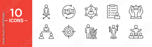 Relationship icon set. Relationship vector symbol in black filled and outlined style.