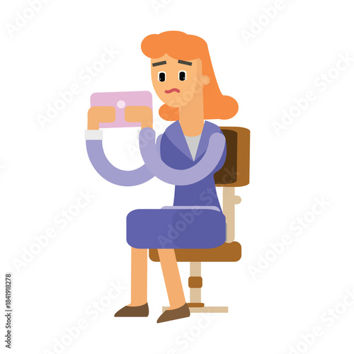 Sad businesswoman looking into an empty wallet, financial crisis concept