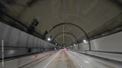 名古屋高速　高速2号東山線　トンネル