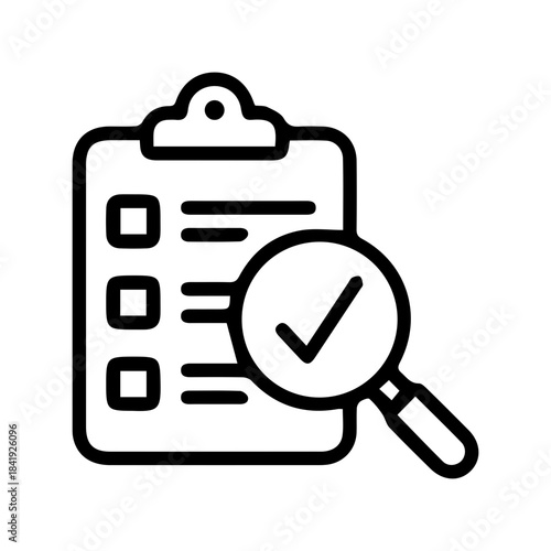Checklist and Magnifying Glass
