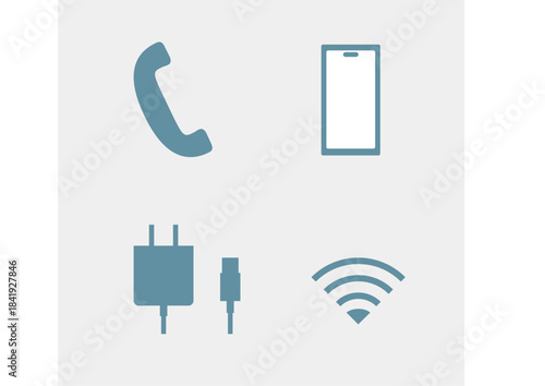 シンプルアイコン電話関連