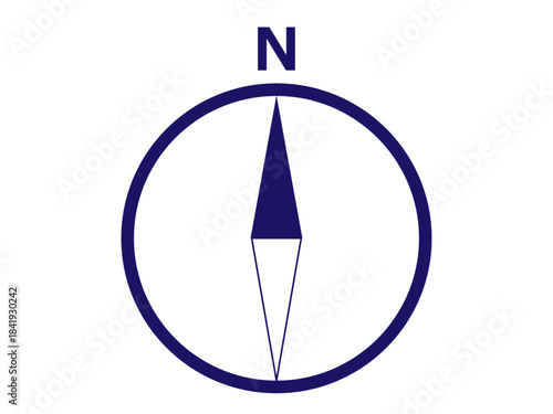 方位磁石マーク（方位記号）