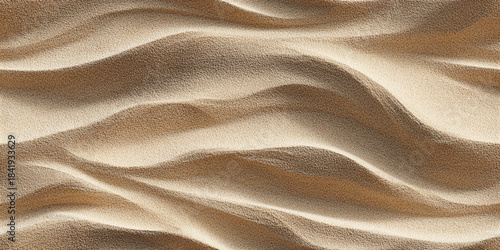Seamless sandy pattern with soft curves and textures in warm colors