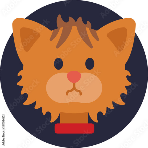 Pet care cat – Icon depicting a cat for pet grooming.
