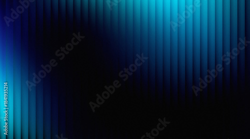 Принти на полотні Abstract blue teal vertical stripes fading geometric background