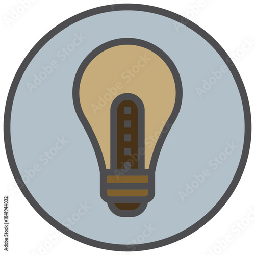 led light icon line color