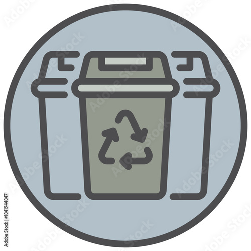 recycle icon line color