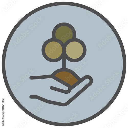 sustainability icon line color