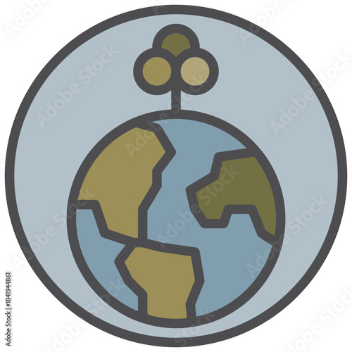 sustainability icon line color