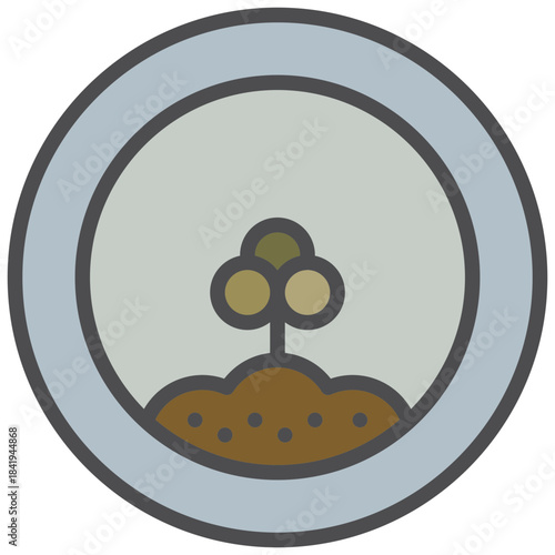 agriculture icon line color