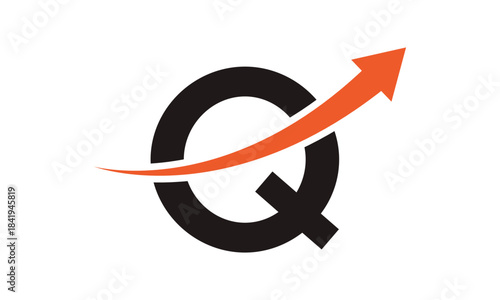 Modern Letter Q Finance Logo