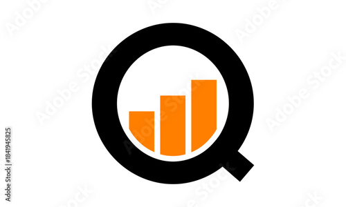 Modern Letter Q Finance Logo