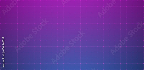 Digital HUD grid futuristic technology overlay purple background. Square grid texture . Vector illustration