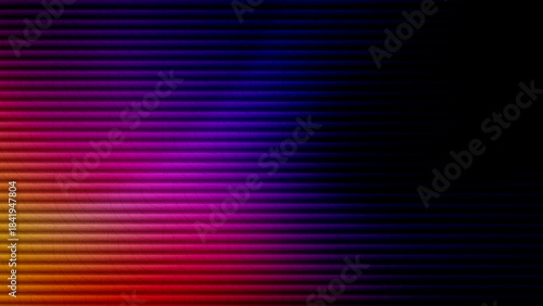 dark black yellow orange red purple blue gradient background horizontal striped partial futuristic glass effect