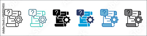 Enquiry Icon Single Pack Multistyle