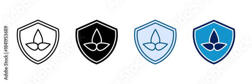 Eco Patrol Icon Set Multiple Style Collection