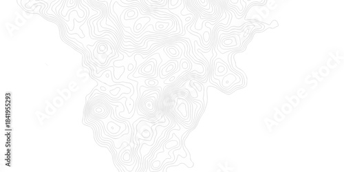 Minimal white hiking diagram landscape vector topo paper lines Topographic. contour lines grid map seamless pattern. Geographic mountain relief. Contour maps. Topo contour map design.