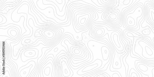 Minimal vector topo paper lines Topographic contour lines grid map seamless pattern. Geographic mountain relief. Contour maps. Topo contour map design.	