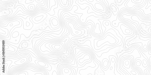 Minimal seamless area vector topo paper lines Topographic contour lines grid map pattern design. Geographic mountain relief. Contour maps. Topo contour paper map design.