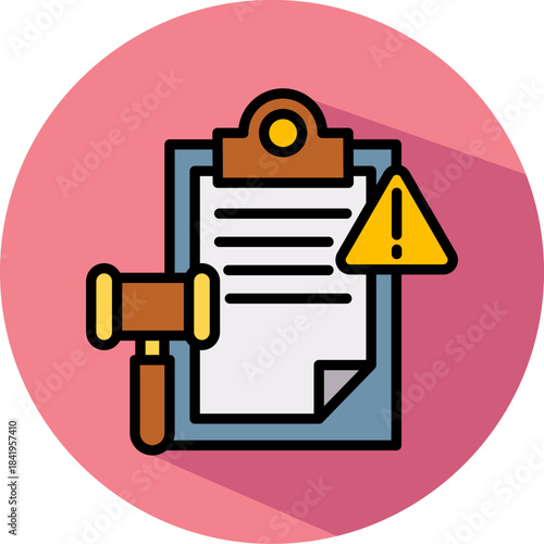 Compliance Risk isometric icon