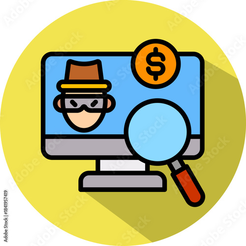 Fraud Detection isometric icon
