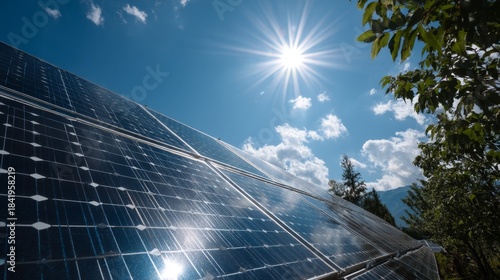 solar panel sunny clean energy future environment