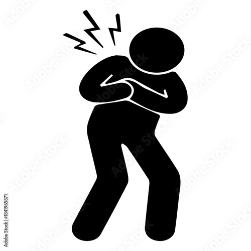 Man with Chest and Back Pain