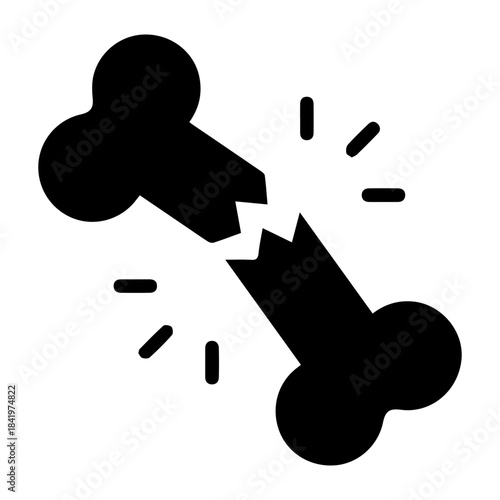 Broken Bone Icon