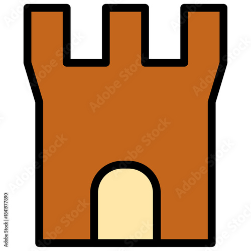 castle tower icon