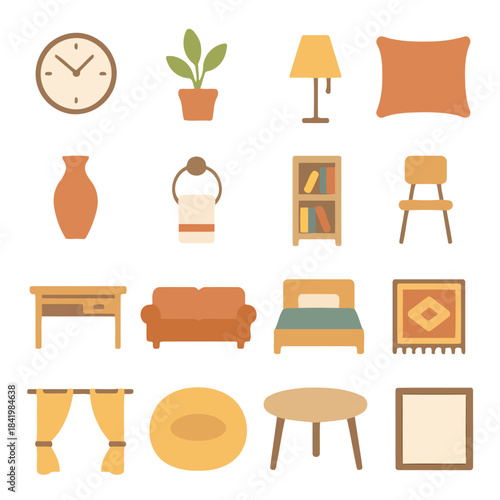 Home Decor Collection: A harmonious assortment of meticulously crafted home decor elements, each item radiating warmth, functionality, and timeless style.