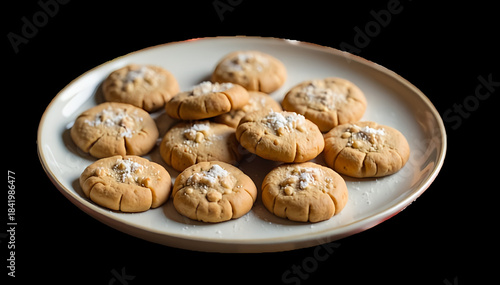 chocolate chip cookies on a plate
