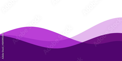 Abstract Wavy Background in Bold Purple and Violet Tones. Suit for banner, web, brochure, pamflet, poster and presentation