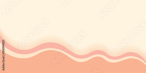 Abstract gradient vector background. Pastel wallpaper template with dynamic color and waves, blurred, blend, minimalist.