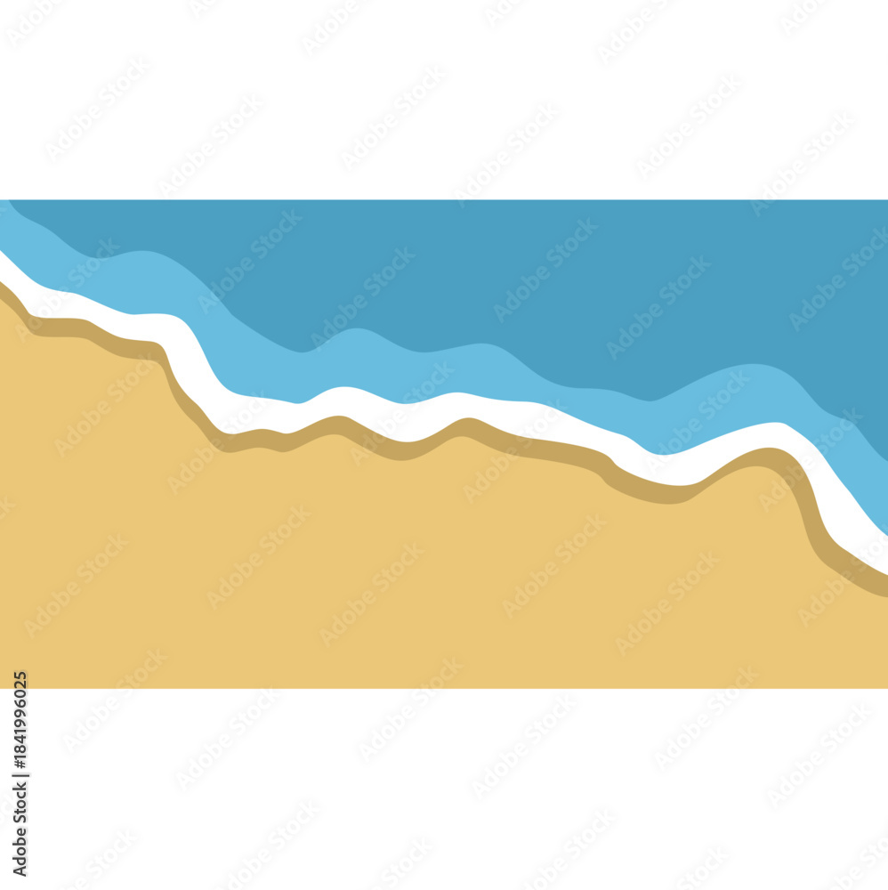Obraz premium beach illustration