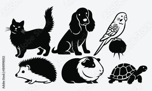Pet Animal Silhouette Collection