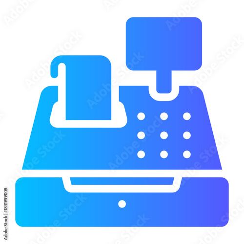 cashier gradient icon