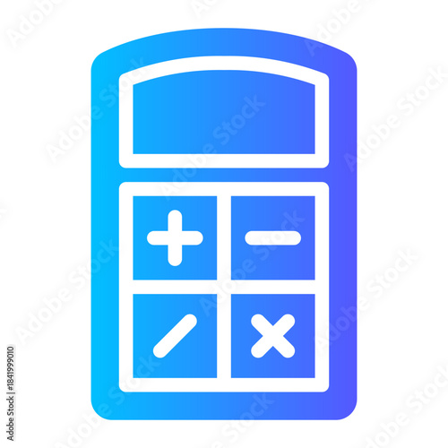 calculator gradient icon