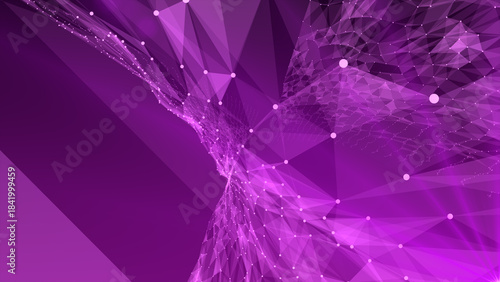 plexus abstract background with geometry elements