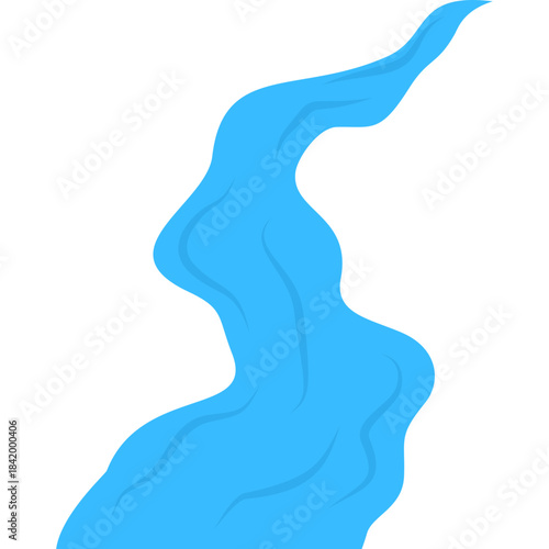 winding mountain river