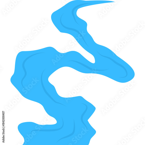 winding mountain river